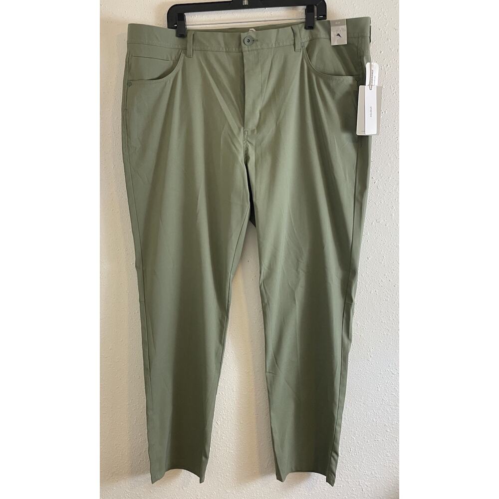 Tommy Bahama Pants Islandzone 5 Pocket Pants Green Performance 42x32 Stretch